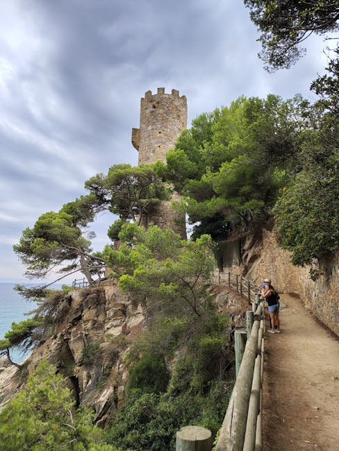 Capri coastal fort ruins hiking trail