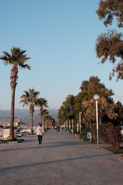 Lungomare Caracciolo sunset promenade